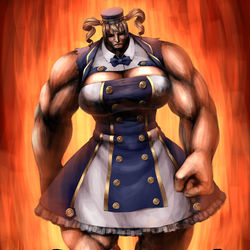 This is a pixiv picture whose title is 【PFLS】拳覇女帝フランソワ【ハベルホテル】.