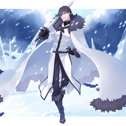 This is a pixiv picture whose title is 【PFLS】氷海を征する.