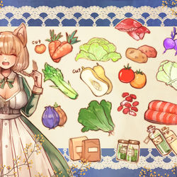 This is a pixiv picture whose title is 【PFLS】ニパの籠の中【食料】.