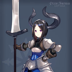 This is a pixiv picture whose title is 【PFLS】鉄角のファリス【ノーザリア】.