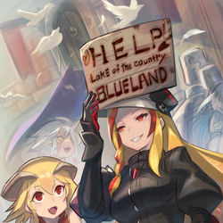 This is a pixiv picture whose title is 【PFLS】人を頼る為の言葉【戦の合間】.