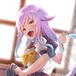 This is a pixiv picture whose title is けもみみしっぽ系女子.
