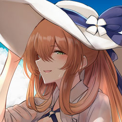 This is a pixiv picture whose title is 水着スプリングフィールド.