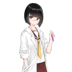 This is a pixiv picture whose title is 理研少女.