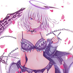 This is a pixiv picture whose title is Under the name of justice.