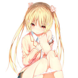 This is a pixiv picture whose title is 可愛ければ変態でも好きになってくれますか？7.