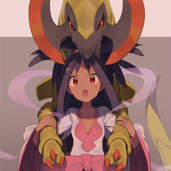 This is a pixiv picture whose title is アイリスとオノノクス.