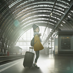 This is a pixiv picture whose title is Departure.
