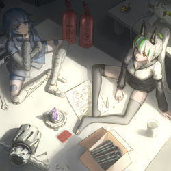 This is a pixiv picture whose title is 【PFLS】兵団研發組.