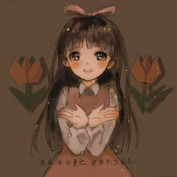 This is a pixiv picture whose title is 🌷.