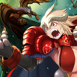 This is a pixiv picture whose title is 【PFLS】ドラゴン喧嘩祭り【ホースヒルの戦い】.