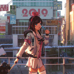 This is a pixiv picture whose title is tokyo travel 2018-2019.