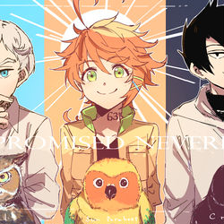 This is a pixiv picture whose title is 約ネバまとめ③.