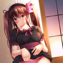 This is a pixiv picture whose title is ゴスロリ如月ちゃんの誘惑.