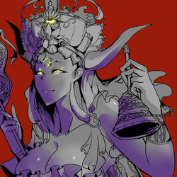 This is a pixiv picture whose title is 慈姑觀音-還願.