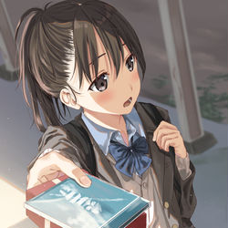 This is a pixiv picture whose title is 渡しそびれた想い.