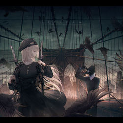 This is a pixiv picture whose title is jackdaw.