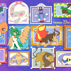 This is a pixiv picture whose title is 星空展覧会.