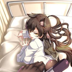 This is a pixiv picture whose title is 愛宕　放課後の保健室.