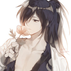 This is a pixiv picture whose title is 匂い.