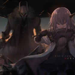 This is a pixiv picture whose title is 【PFLS】戦場の悪魔 【千人殺しのヘルヴォル】.