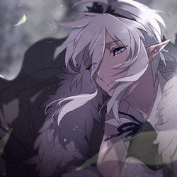This is a pixiv picture whose title is 【PFLS】優しい人【灰色熊の戦い】.