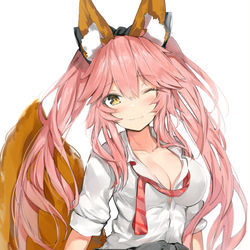 This is a pixiv picture whose title is 玉藻の前.