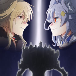 This is a pixiv picture whose title is 【PFLS】決戦！砦の巨影【ブルーランドの戦い】.