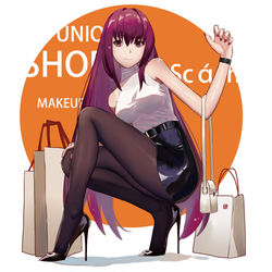 This is a pixiv picture whose title is shopping.