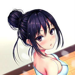 This is a pixiv picture whose title is 風呂上りお団子.