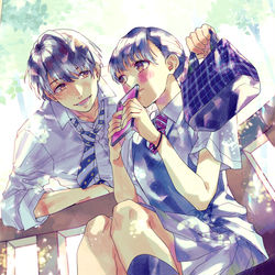 This is a pixiv picture whose title is 告白してもいいですか.