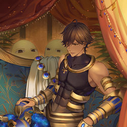 This is a pixiv picture whose title is Sphinx Awlad.
