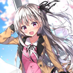 This is a pixiv picture whose title is 気持ちいい風.