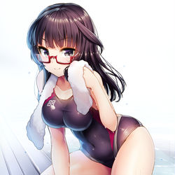 This is a pixiv picture whose title is ブラックオルカ楓さん.