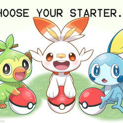 This is a pixiv picture whose title is Choose your starter!.