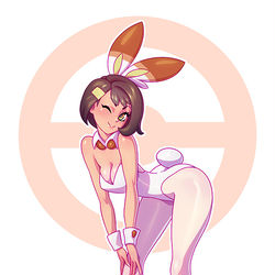 This is a pixiv picture whose title is ScorbunnyGirl.