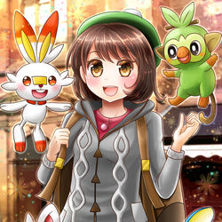 This is a pixiv picture whose title is ソードシールド！.