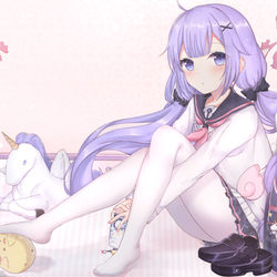 This is a pixiv picture whose title is 独角兽.