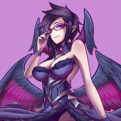 This is a pixiv picture whose title is LOL_Morgana Rework.