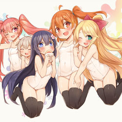 This is a pixiv picture whose title is 天使たち.