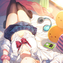 This is a pixiv picture whose title is 帰宅後.