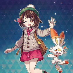 This is a pixiv picture whose title is ポケモン剣盾.