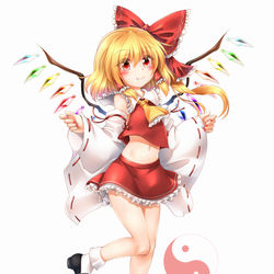 This is a pixiv picture whose title is フランちゃん博麗スタイル.