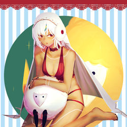 This is a pixiv picture whose title is サンテラ.