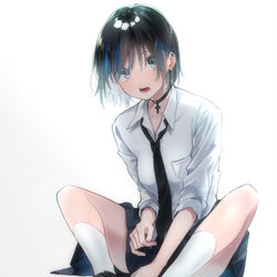 This is a pixiv picture whose title is 「にゃあ。なんつって。」.