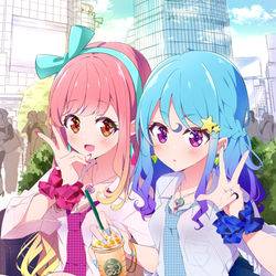 This is a pixiv picture whose title is ギャルカツ！.