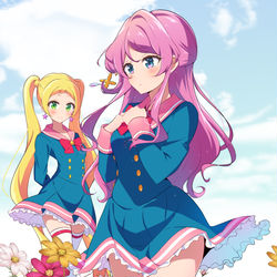 This is a pixiv picture whose title is 舞エマ.