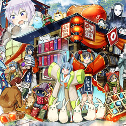 This is a pixiv picture whose title is なんちゃってマーケット.
