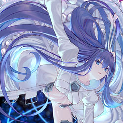 This is a pixiv picture whose title is electron skate.