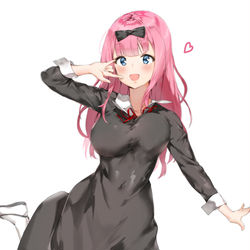 This is a pixiv picture whose title is 書記のチカ♡.